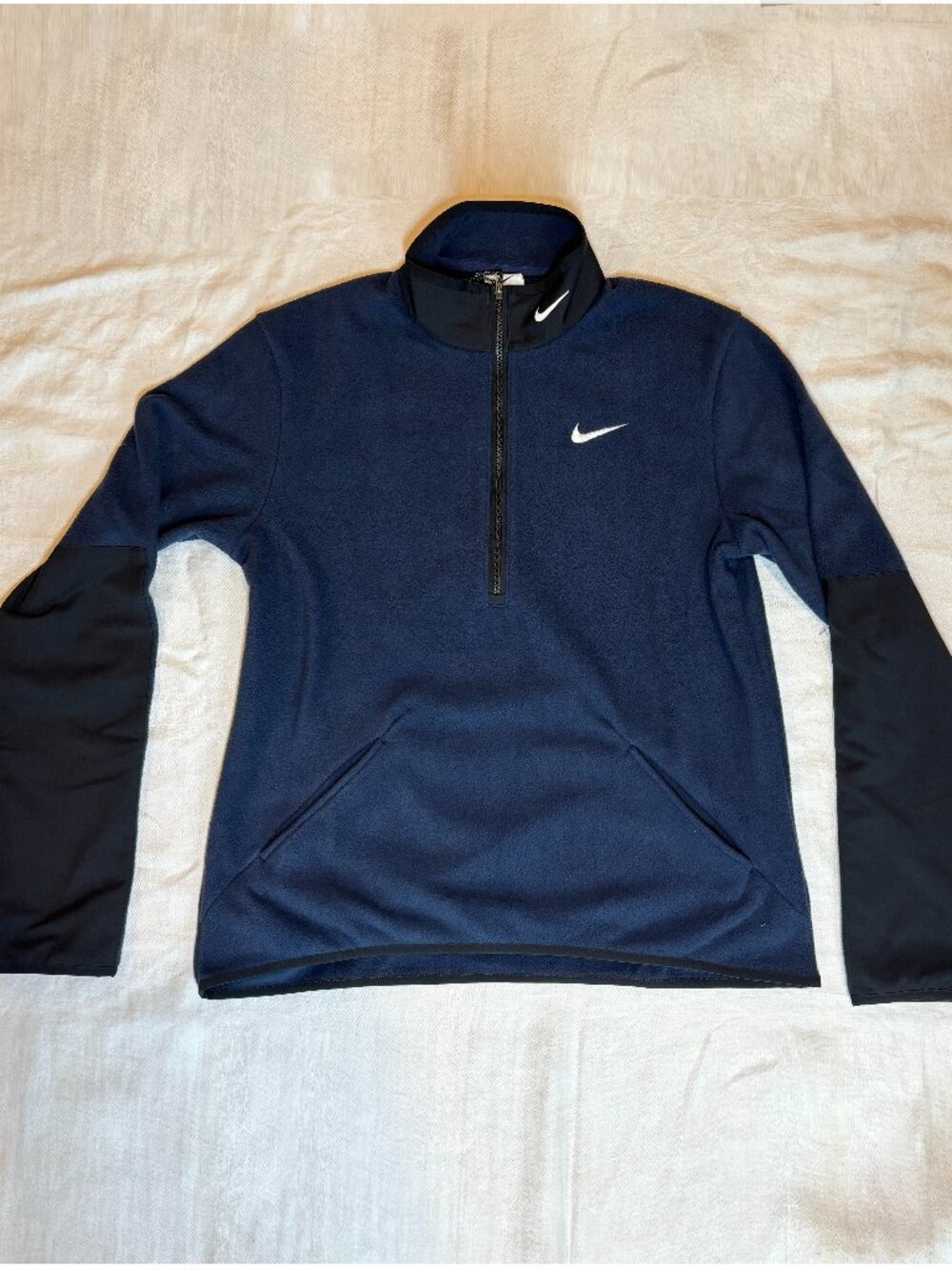 Nike Women’s Therma Fit Victory Golf ½ Zip, Fleece, Navy Blue, Size S